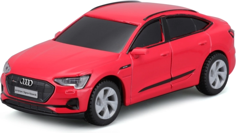 Modelo metálico RC Maisto Audi e-tron Sportback 1:41 con iluminación y Bluetooth