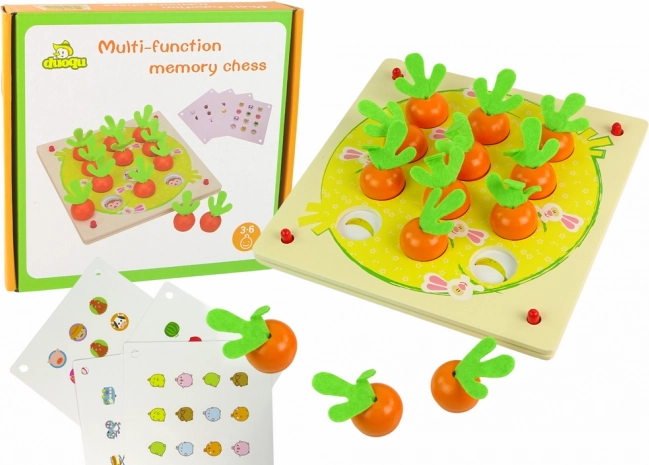 Memoria de madera de frutas y verduras