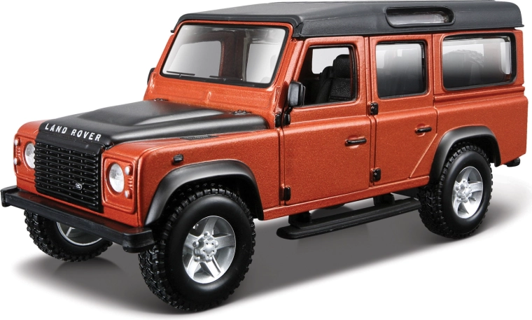 Bburago Land Rover Defender 110 naranja metalizado 1:32