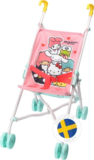 Cochecito para muñecas Hello Kitty y amigos