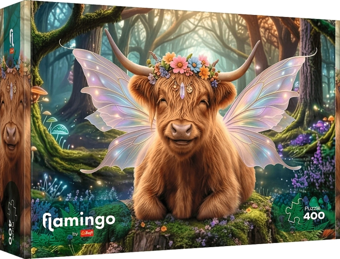 Puzzle Trefl flamenco: protector del bosque 400 piezas