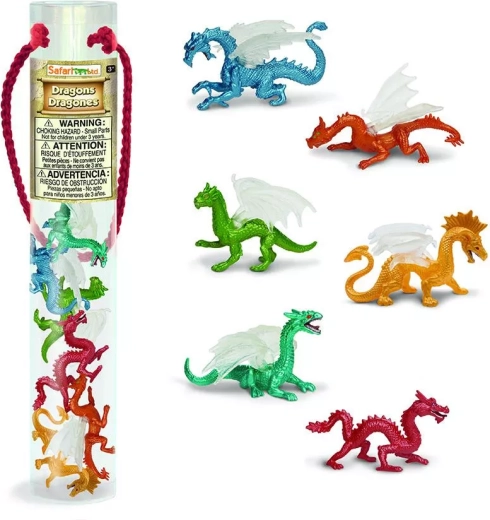 Safari Ltd. tubo de diseño dragones