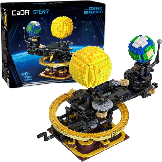 Modelo mecánico maestro CaDA del sistema solar – Sol, Tierra y Luna - 1 unidad