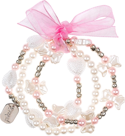 ¡Souza! pulsera infantil Amberly con lazo y corazón