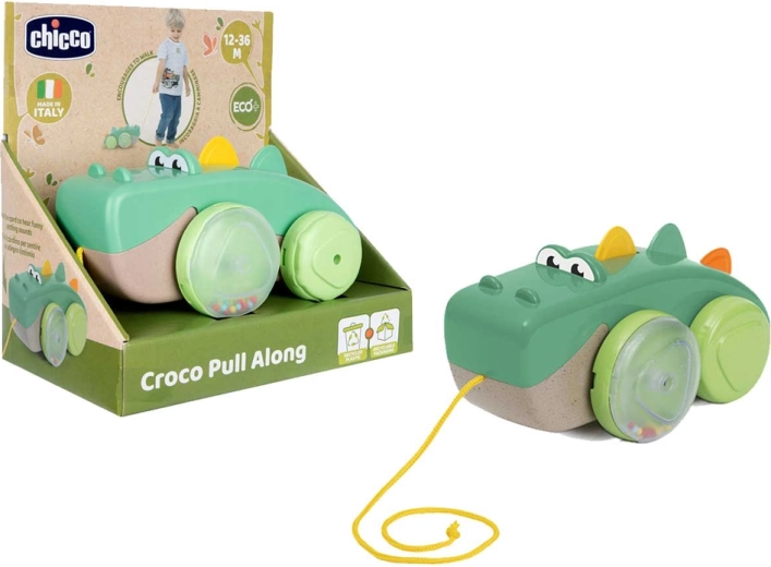 Cocodrilo de arrastre Chicco Eco+ para niños a partir de 12 meses