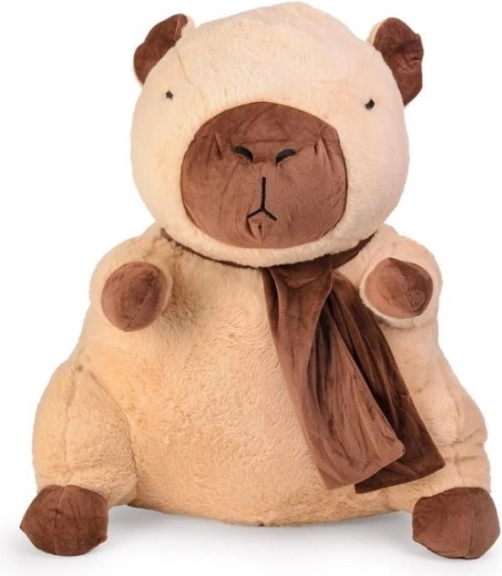 Capibara de peluche Daffi con bufanda de 66 cm