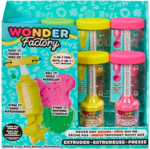 Extrusor creativo para plastilina que nunca se seca WONDER FACTORY