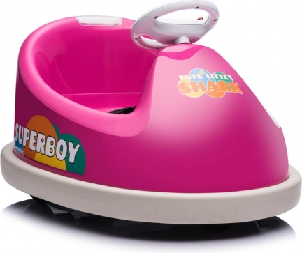 Coche eléctrico rosa para niños