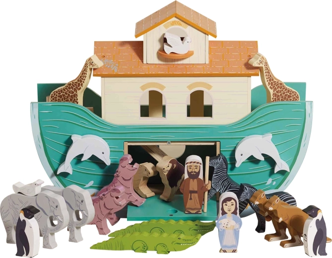 Le Toy Van gran Arca de Noé – set de madera con figuras