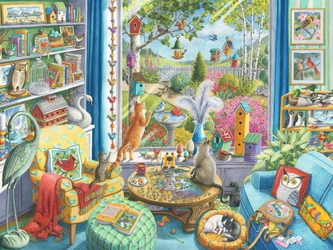 Puzzle Ravensburger Observación de aves XL 750 piezas
