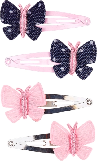 ¡Souza! Pinzas para el cabello Akke con mariposa - 4 unidades