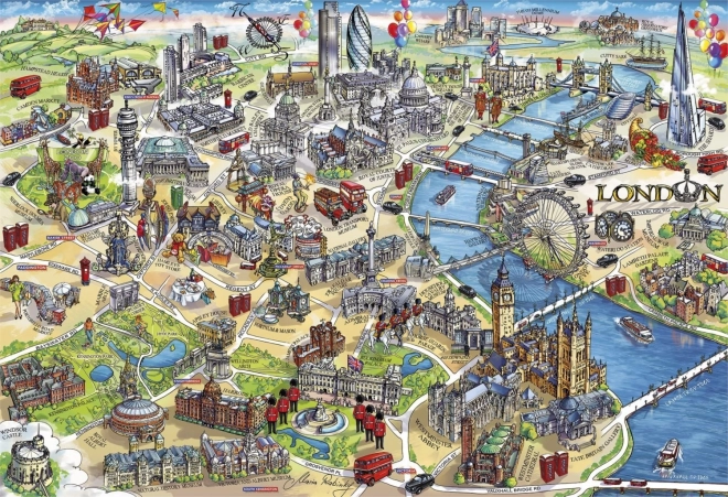 Puzzle GIBSONS Monumentos londinenses 500 piezas
