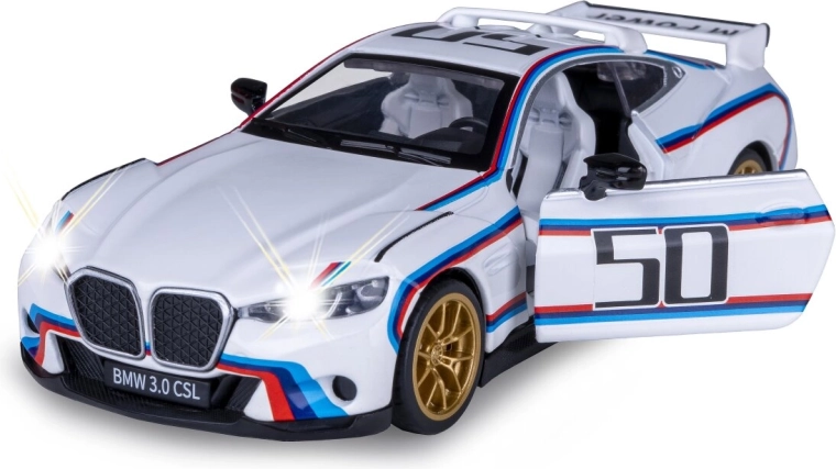 Modelo de coche a escala JAMARA BMW 3.0 CSL 1:34 blanco