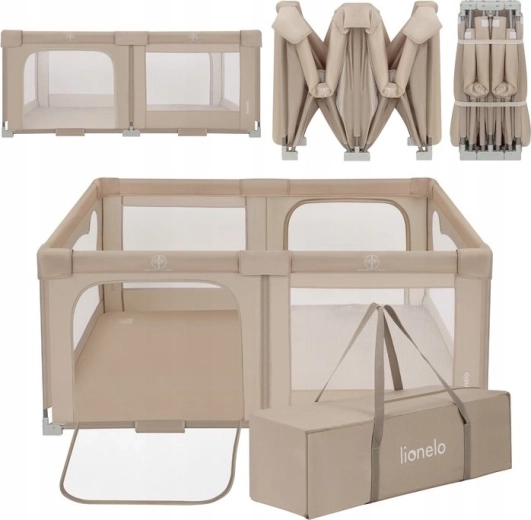 Parque infantil LIONELO Florence Easy Fold Beige Sand