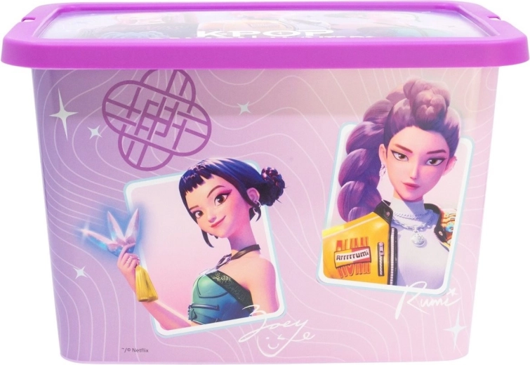 Caja de almacenamiento Stor 7 l k-pop: Lovkyně démonů morada - 1 unidad
