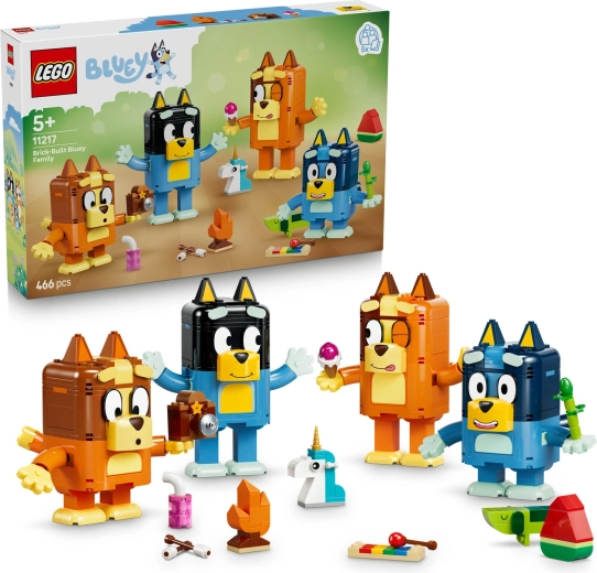 LEGO Bluey familia Bluey de bloques