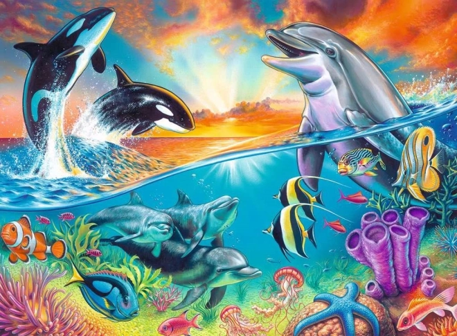 Puzzle Ravensburger Vida en el océano XXL 200 piezas