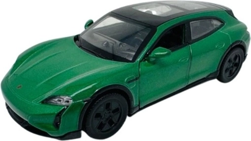 Modelo eléctrico Porsche Taycan Turbo S verde