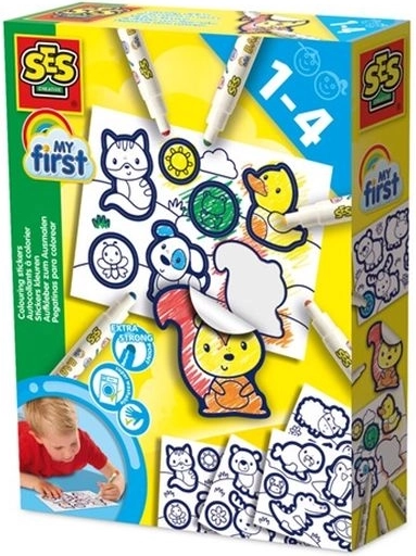 Ses Creative My first pegatinas para colorear