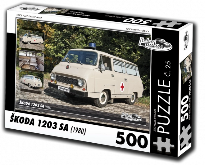 Puzle RETRO-AUTA Škoda 1203 SA 500 piezas