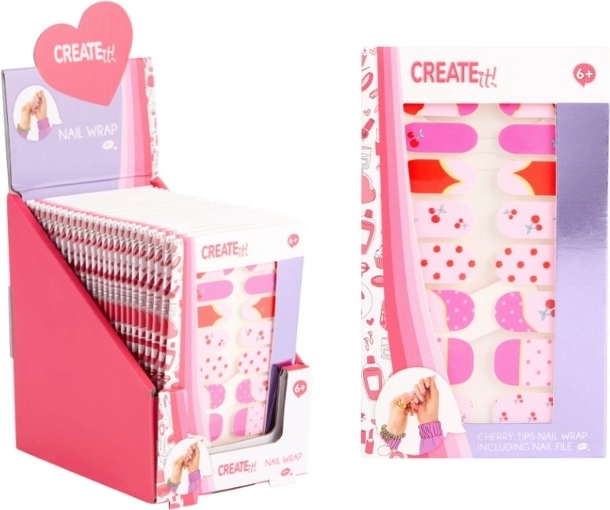 Create It! uñas postizas adhesivas para niños