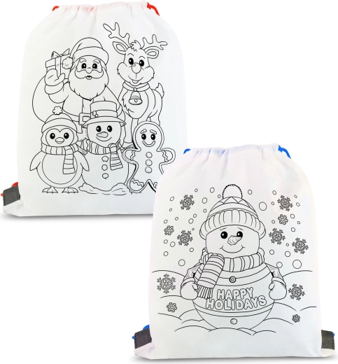 Bolsa para zapatillas para colorear con 4 rotuladores - 1 unidad