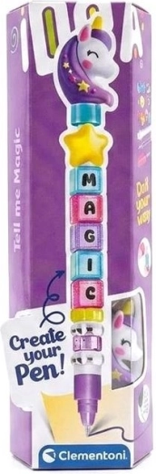 Clementoni IDEA set creativo para fabricar un bolígrafo con mensaje Magic