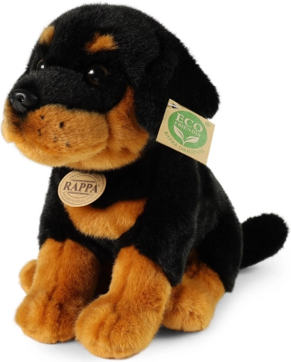 Rottweiler de peluche 30 cm ECO de Rappa
