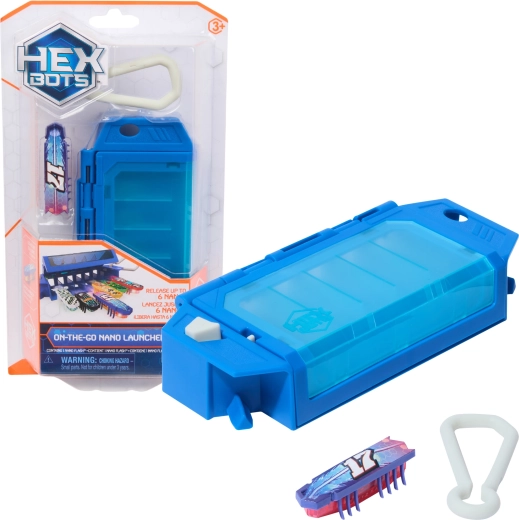 Hexbug HEXBOTS Nano Lanzador On‑The‑Go con micro robot
