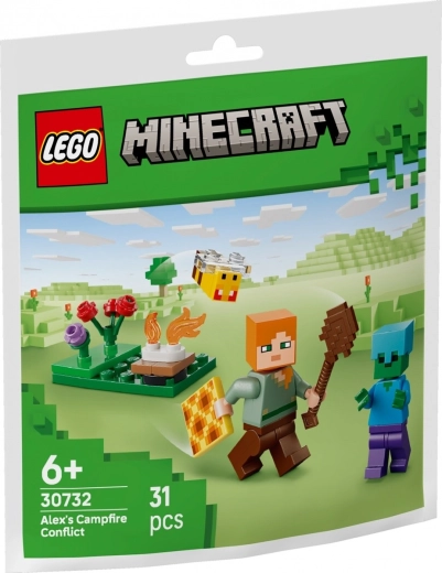 Lego Minecraft – Alex en la hoguera