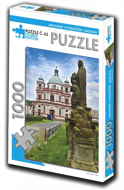 Puzzle Jablonné v Podještědí, basílica 1000 piezas