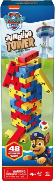 Patrulla Canina Torre Inestable – juego de equilibrio de madera para niños