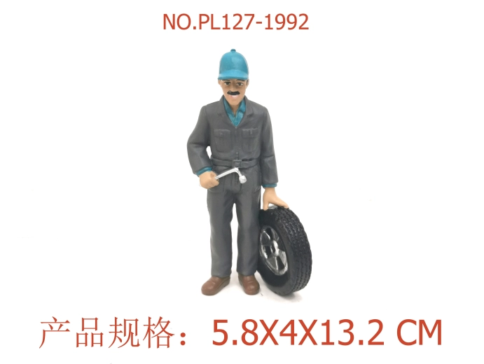 Figura de mecánico de automóviles 13,2 cm - 1 unidad