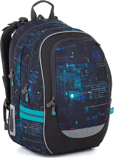 Mochila escolar Topgal coda mundo digital