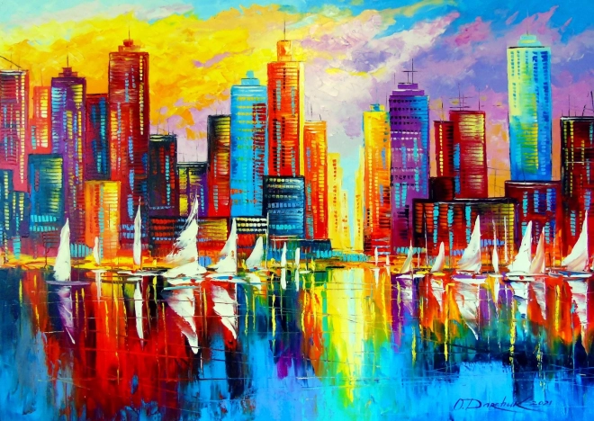 Puzzle Noche en Nueva York de 1000 piezas