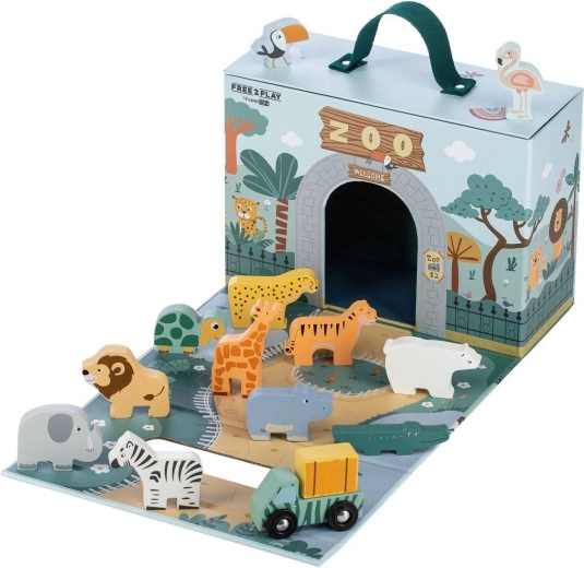 FreeON Free2Play casita plegable con animales
