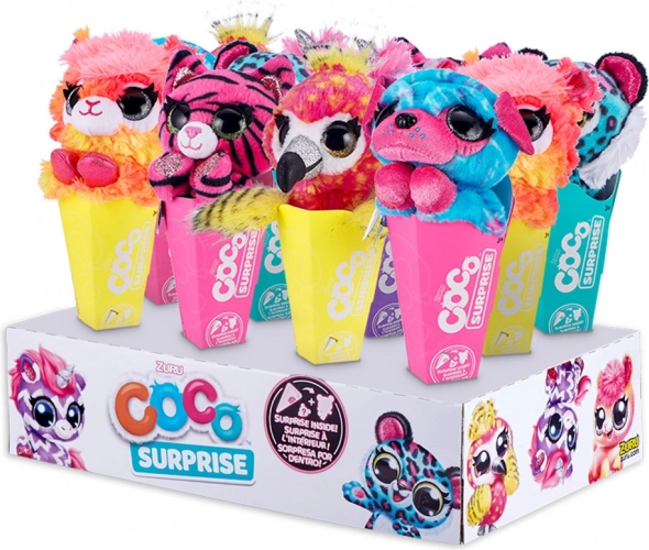 Coco Surprise Neon peluche con sorpresa en cucurucho