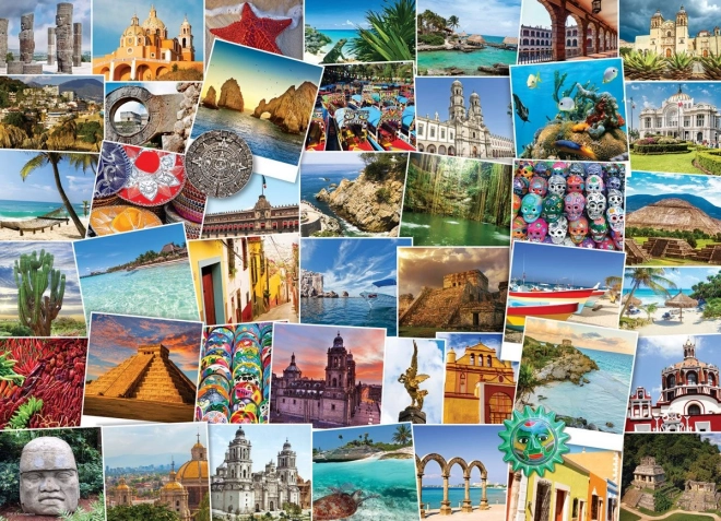 Rompecabezas EUROGRAPHICS trotamundos – México, 1000 piezas