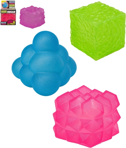 Juguete antiestrés para apretar Neon Squeeze Mega Squeeze Sugar 5,5 cm - 1 unidad