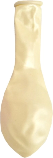 Globo de látex beige perlado 30 cm (1 ud.)