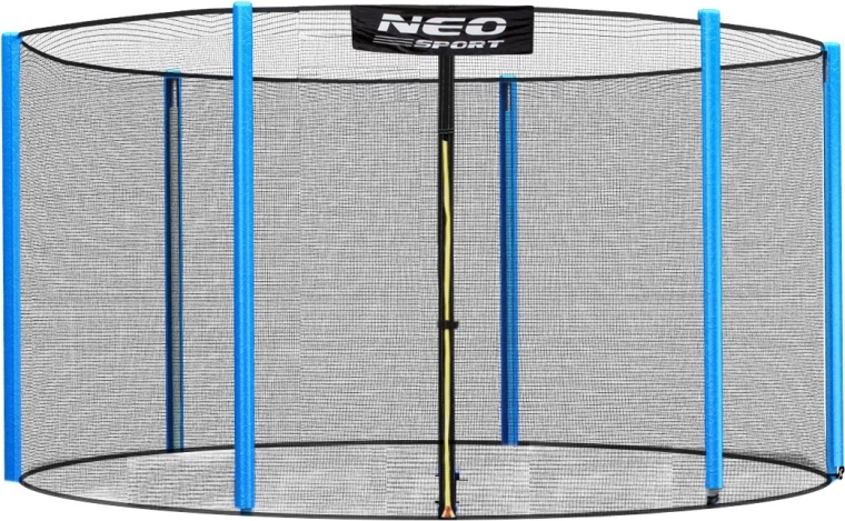Neo-Sport red de protección exterior para trampolín 244–252 cm (8 ft) para 6 postes
