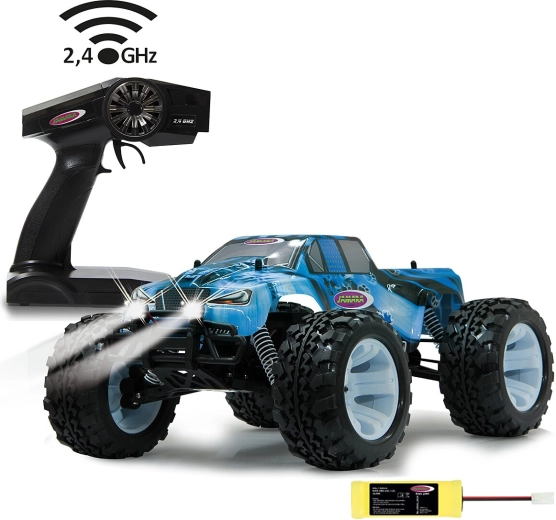 JAMARA Ice Tiger camión monstruo RC eléctrico 4WD 1:10 con LED