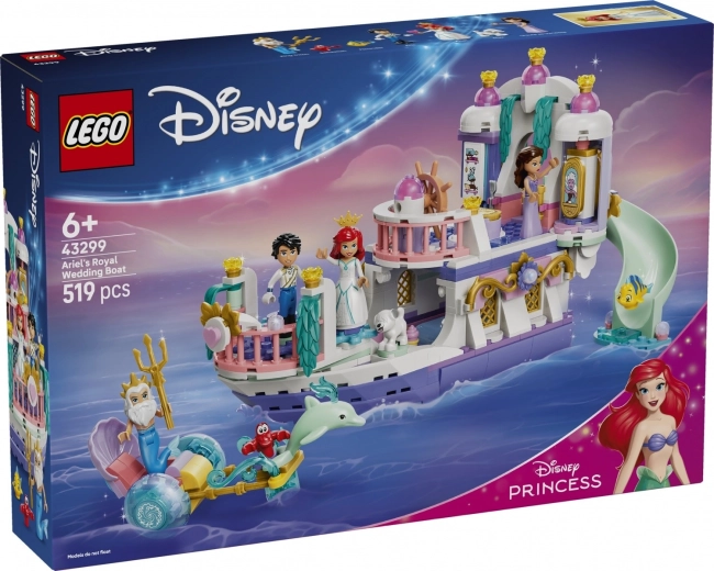 LEGO Disney Princess Barco de boda real de Ariel