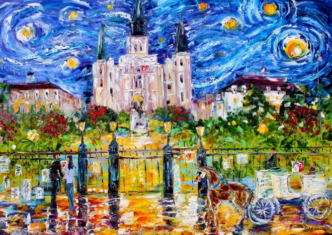 Puzzle ENJOY Jackson Square, New Orleans 1000 piezas