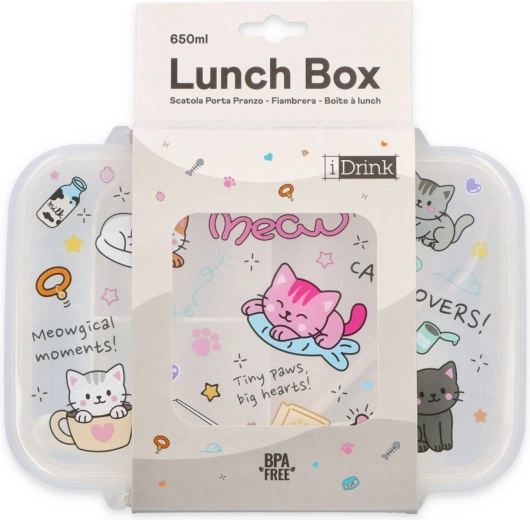 Caja de almuerzo iTotal con gatitos - 1 pieza