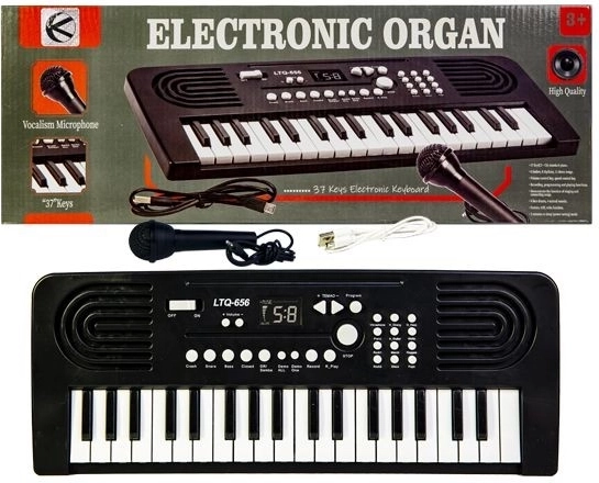 Órgano infantil (teclado) con micrófono - 1 pieza