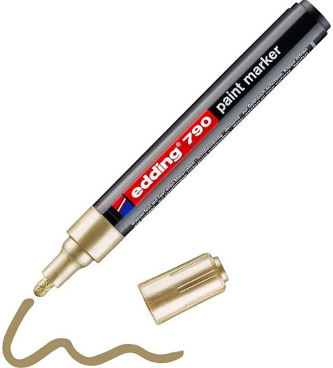 Rotulador de pintura Edding 790 dorado