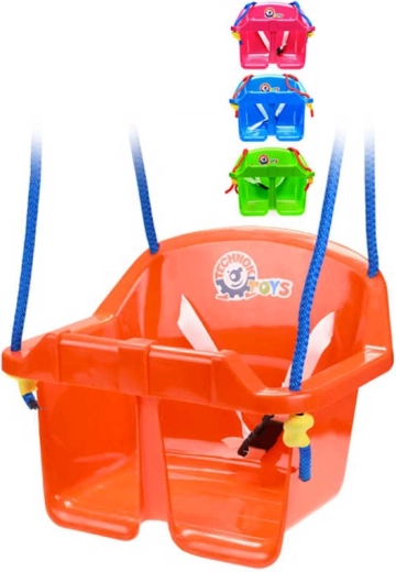 Columpio infantil colgante con barrera 38 × 37 × 34 cm - 1 pieza
