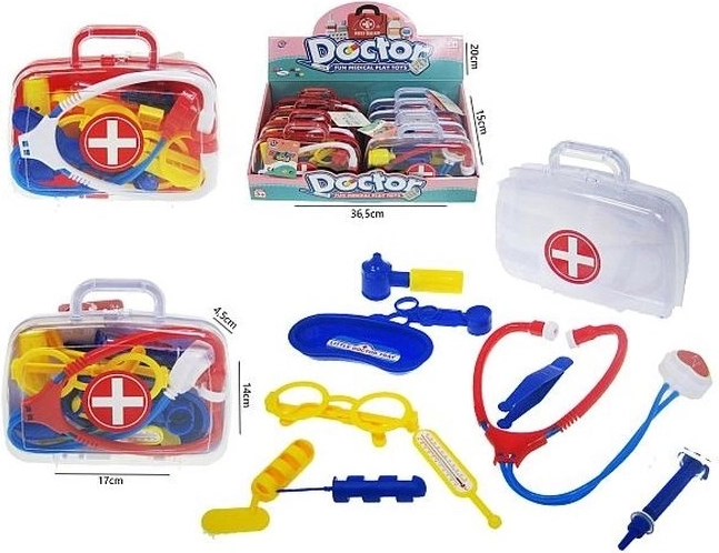 Médico en maletín – set infantil, 2 variantes de color