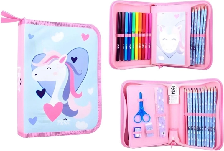 Estuche escolar equipado Unicorn